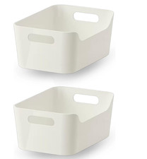 IKEA VARIERA Box colour  White, 24 x 17 cm, 2.9 kg Storage box,Kitchen organiser