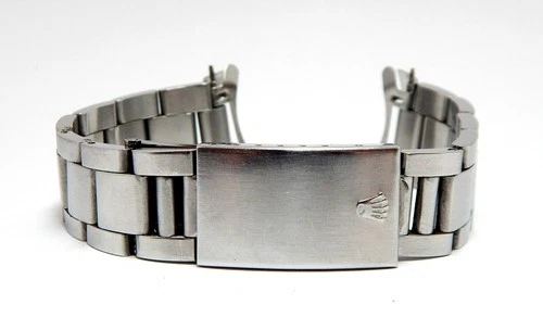 Vintage Bracelet Watch ROLEX Oyster Stainless Steel 20mm Men Circa 1970