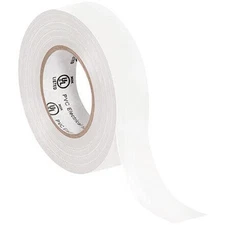 3/4" x 20 yds. White Electrical Tape 7 Mil 200 Rolls/Case