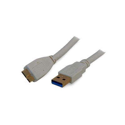 15ft USB 3.0 SuperSpeed Micro B Cable - White