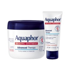 Aquaphor Healing Ointment Advanced 14 Ounce Jar  1.75 Tube, White