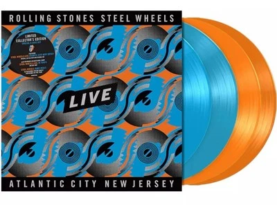The Rolling Stones~Steel Wheels Live 4LP Color Vinyl [Clapton, Axl, JL Hooker]