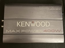 Kenwood KAC-M1814 400W Max Power MOSFET Compact 4-Channel Amplifier