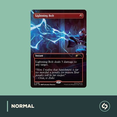 MTG | Lightning Bolt  | SECRET LAIR x AVATAR | NM | EN | MAGIC