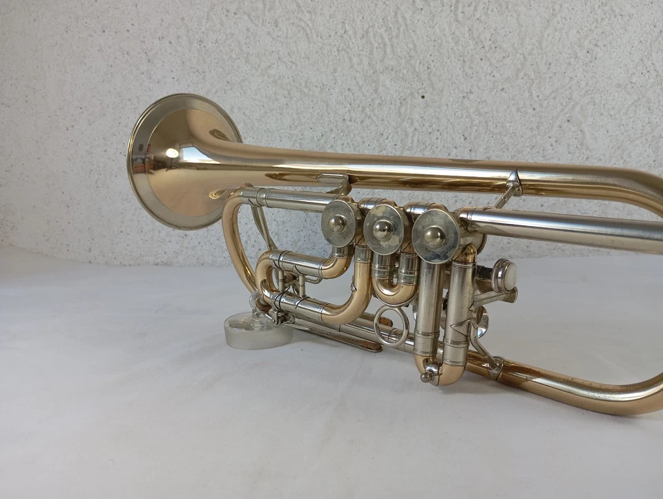 trumpet / C - Trompete - Meister Johannes Scherzer Markneukirchen - - Bild 3 von 4