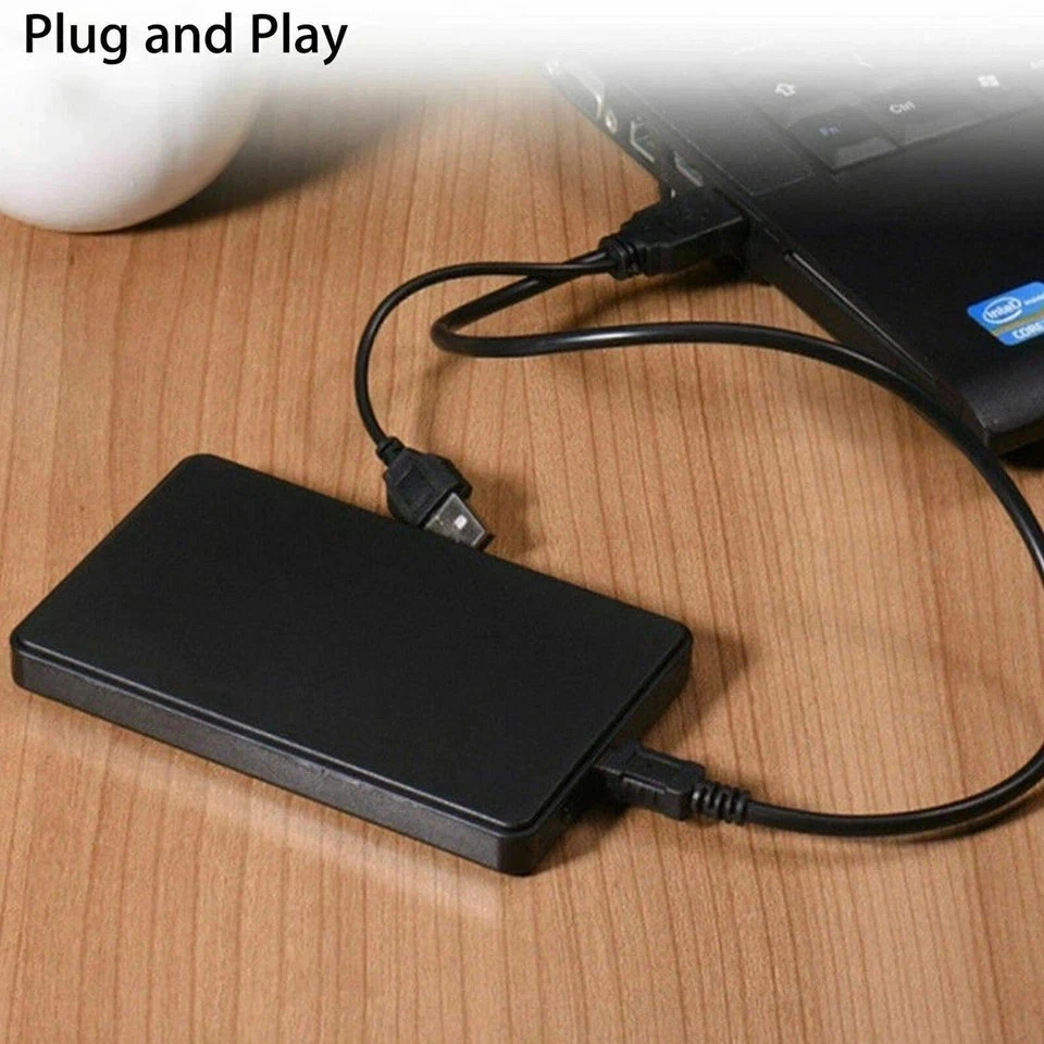 USB 3.0 2TB SATA SSD External Hard Drive Portable Desktop Mobile Hard Disk Case - Image 3 of 4