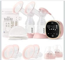 NCVI Electric Breast Pump 8782, Portable Hospital-Grade Double Pump with 4 Modes