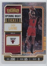 2023-24 Panini Contenders FOTL Opening Night Ticket 7/25 Zach LaVine #41 7y2