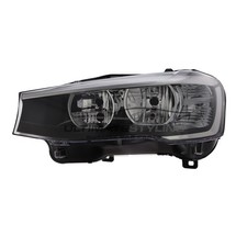 Headlight BMW X4 F26 2014-2019 Halogen Black Inner Headlamp Passenger Side Left