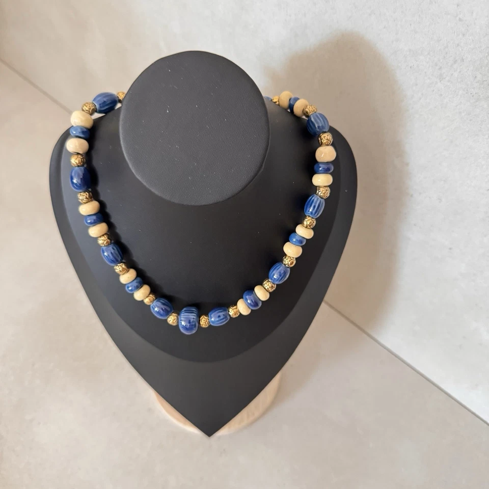 Vintage Kette aus Keramik - Bild 2 von 4