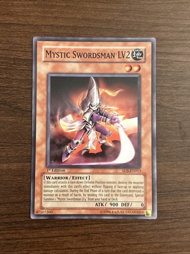 Mystic Swordsman LV2 SD5-EN013 YuGiOh Structure Deck: Warrior's Triumph card