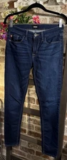 Hudson Krista Super Skinny Jeans-Dark Wash Blue Denim- Size 27- Inseam 29”