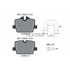 Satz Bremsbeläge Bremsklötze hinten für BMW Z4 G29 id99812