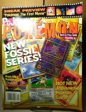 PoJo's Pokemon~News & Price Guide Monthly New Fossil Series Magazine 1999