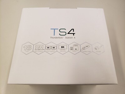 Brand New CalDigit TS4 Thunderbolt 4 Dock 18 Ports Docking Station