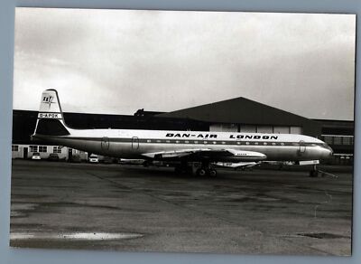 DAN AIR COMET 4 G-APDK VINTAGE PHOTO AIRLINE