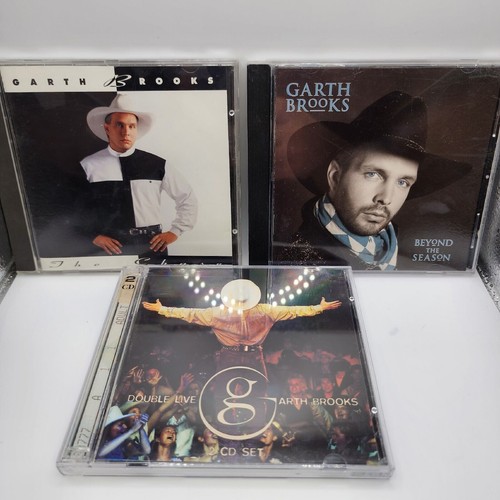 3 CD Bundle Garth Brooks Double Live Beyond The Season The Chase - Imagen 1 de 8