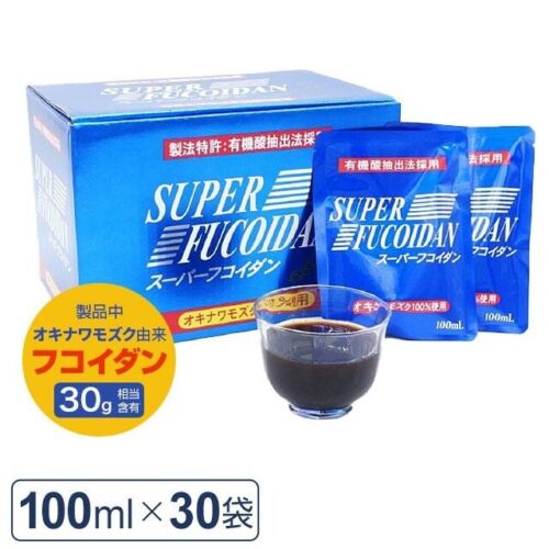 Kanehiro Bio Japan FUCOIDAN Okinawa Mozuku 100mL x 30-Pack