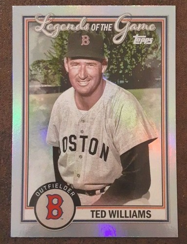 TED WILLIAMS 2023 Topps #LG-10 Foil Legends of the Game Red Sox. C2A