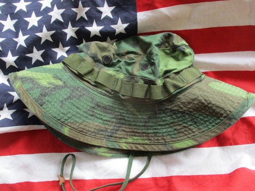 GENUINE US ARMY / USMC ISSUE 1968 VIETNAM WAR BOONIE JUNGLE HAT erdl CAMO - Picture 16 of 16