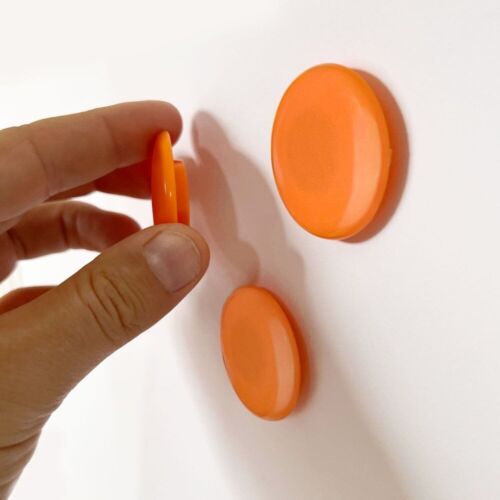 Grandes imanes de oficina de planificación para nevera, pizarra blanca, tablón de anuncios - 40 mm de diámetro - Imagen 2 de 17