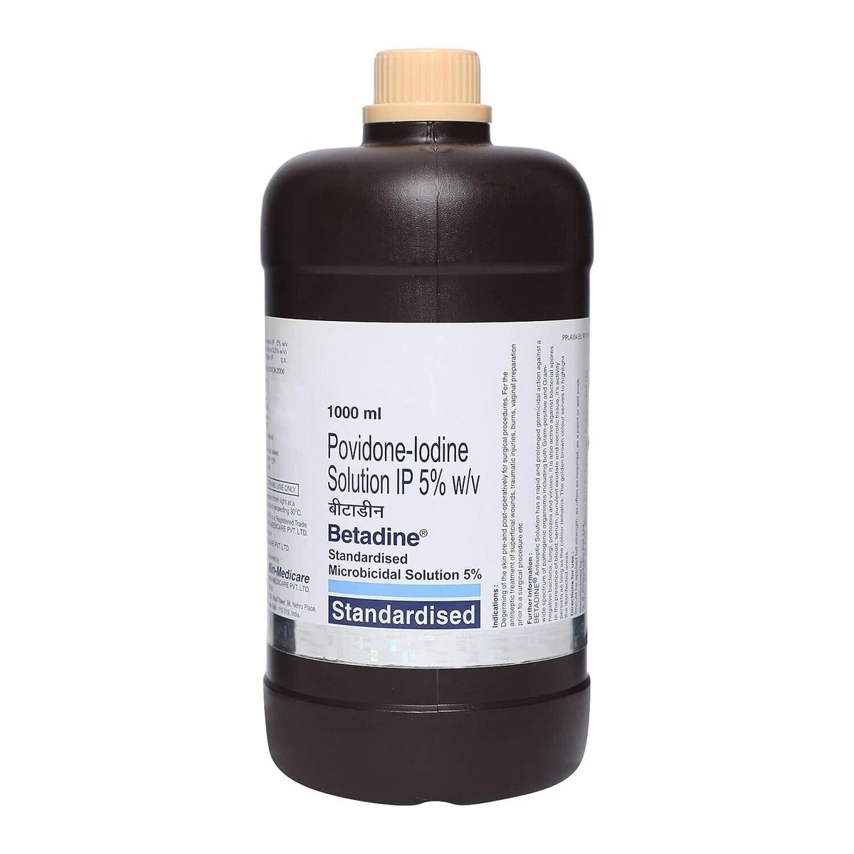 Use of betadine solution deals