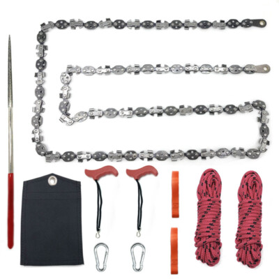 68 Zähnen Hand kettensäge manuelle Stahls eil kettensäge Falt taschen kettensäge