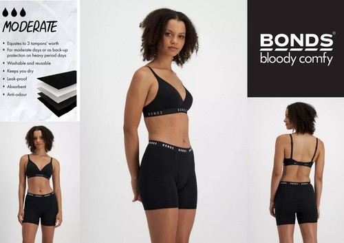 Bonds Period Undies Ultra Light Moderate Heavy Sizes 6 8 10 12 14 16 18 20 22 24 - Picture 34 of 51