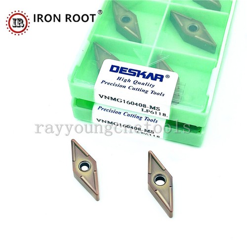 Deskar 10P VNMG160408-MS LF6118 Indexable Carbide Insert CNC Metal Turning Tool - Picture 3 of 6