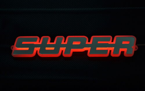 3D Exterior SUPER Sign LED 24V Light for Scania S/R/P/G/L Trucks Truckers (red) - Picture 2 of 4