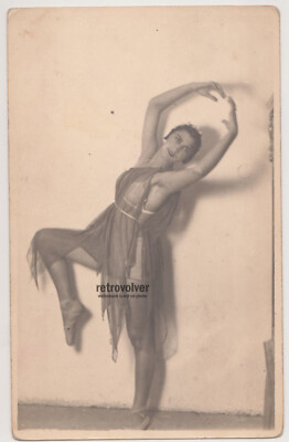 Pretty Cute Grace Woman Beautiful Young Ballerina with Hairy Armpits in Motion
