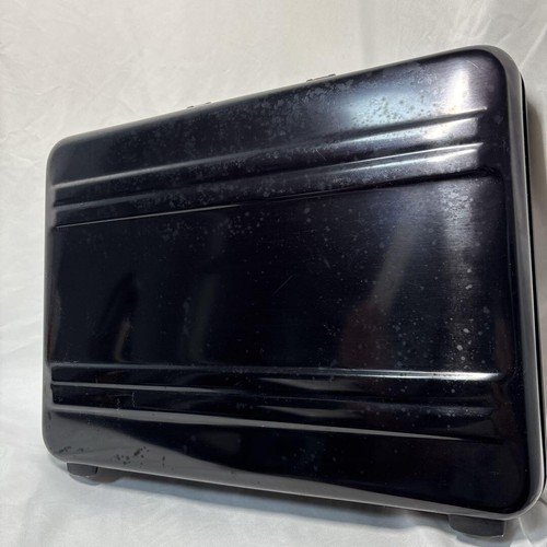 Very Rare ZERO HALLIBURTON Attache Case P Series Black - Picture 8 of 15