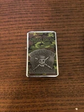 Brand New Star® Refillable Design Emblem Flip Top Lighter Army Fast Ship!