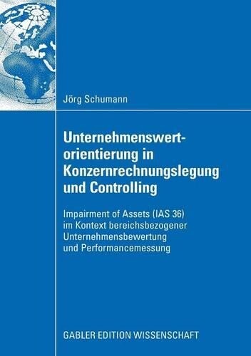 Thumbnail - Jörg Schumann Unternehmenswertorientierung In Konzernrechnungslegu