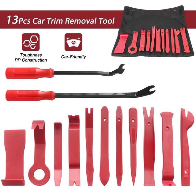 13pcs Car Trim Removal Tool Kit Set Door Panel Auto Dashboard Plastic