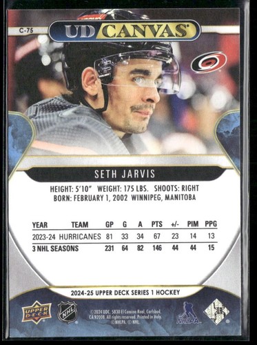 2024-25 24-25 UD HOCKEY Series 1,2 & EXTENDED - UD Canvas*U Pick From List*NM - Picture 95 of 501