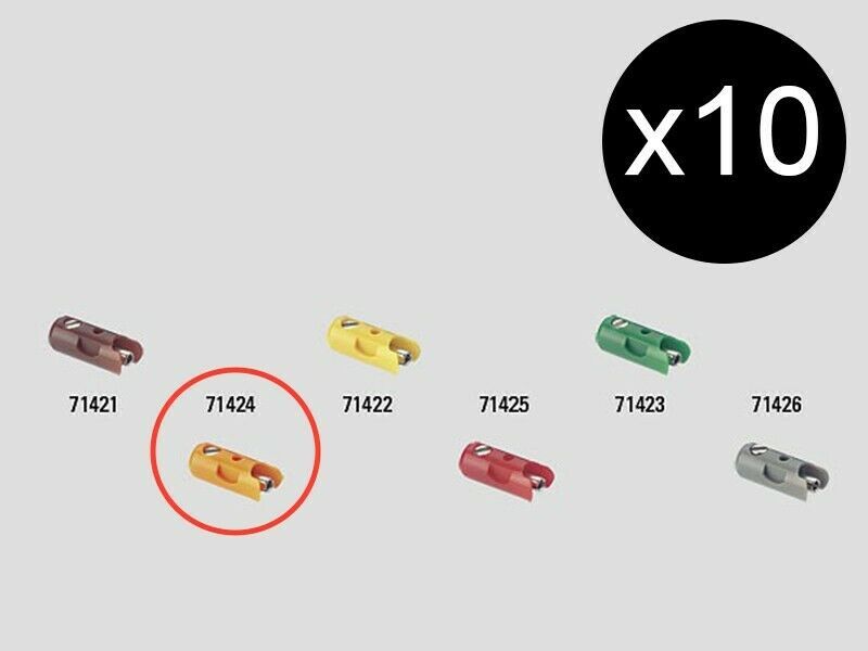 71424 Marklin Spinette femmina colore arancio set di 10 pezzi