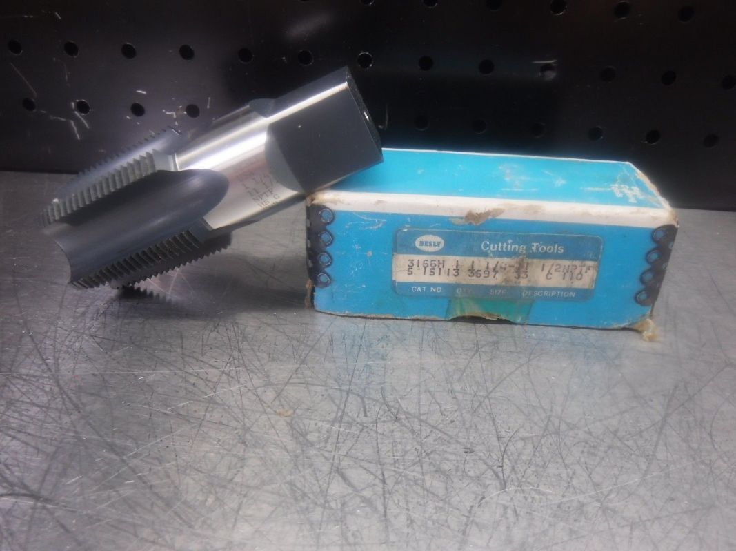 Besly Cutting Tools 1.2511.5 NPTF 5 Flute Tap 3166H (LOC1219) eBay