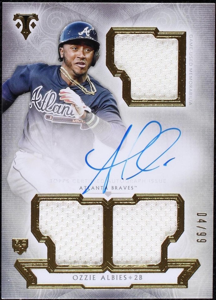 2018 Topps Triple Threads - Ozzie Albies #RFPAR-OA - 1 of 1