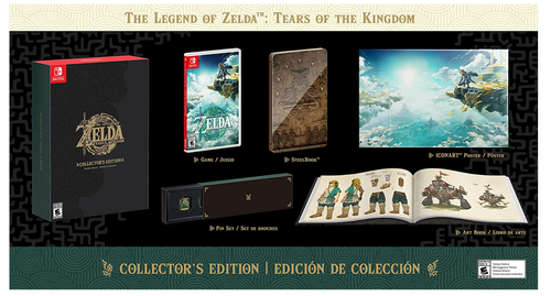 THE LEGEND OF ZELDA TEARS OF THE KINGDOM COLLECTOR'S EDITION NEW Sealed IN HAND - 第 1/5 張圖片
