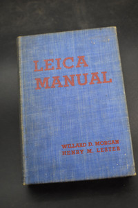 1937 Leica Manual: Amateur and Professional Covering Entire Field of Photography