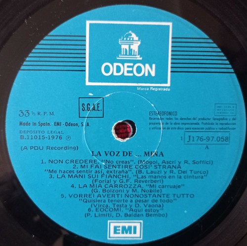 MINA ** La Voz ** ORIGINAL 1976 Spain 2-LP SET - Picture 5 of 7