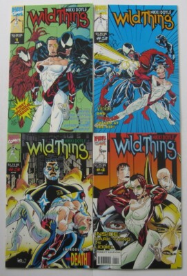 Wild Thing #1-7 Marvel UK Comics 1993 complete series; Carnage, Venom