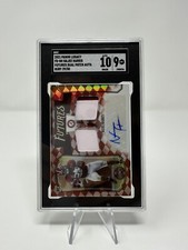 2021 Panini Legacy Najee Harris Futures Dual Patch Auto Ruby /50 SGC 9 RC