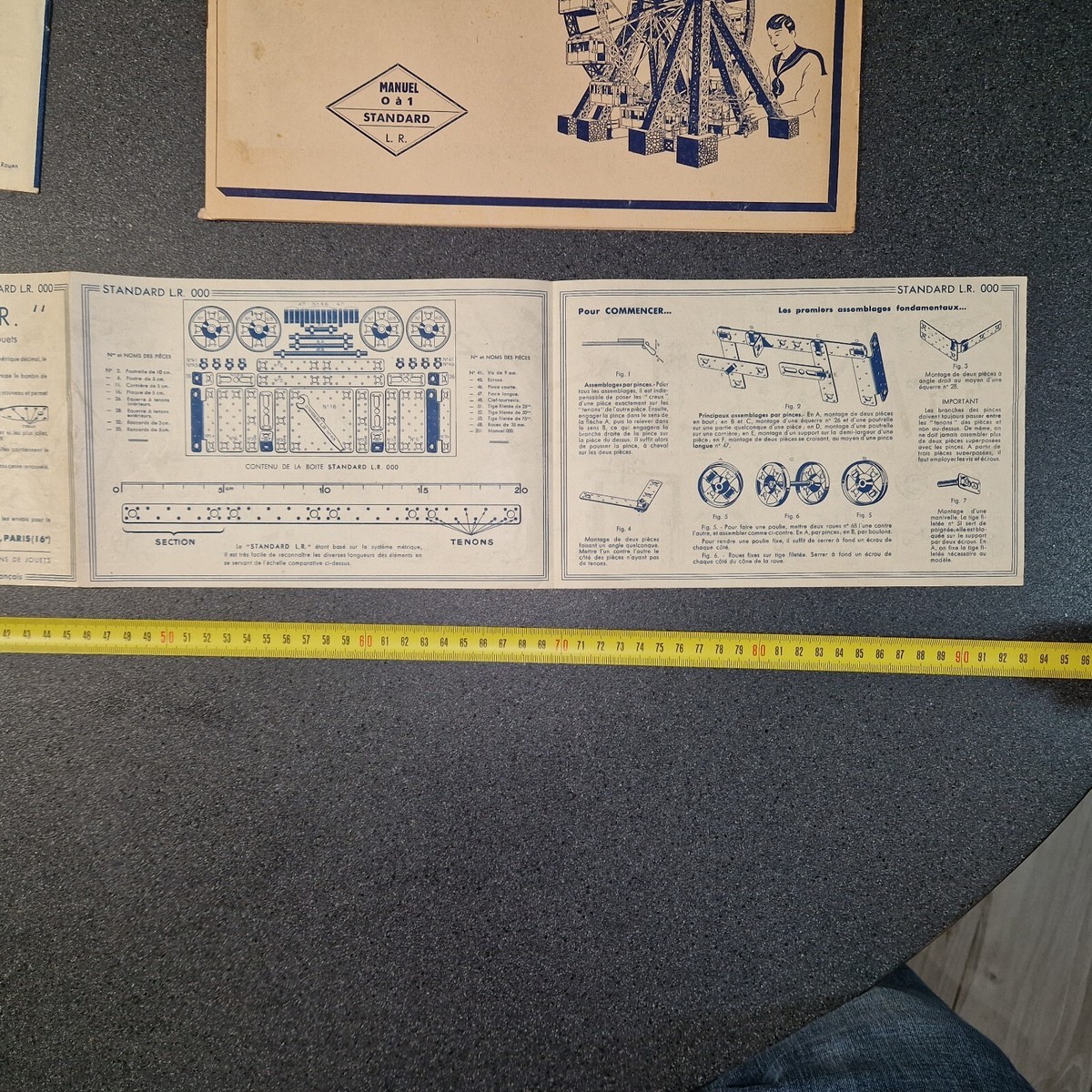 Lot De 3 Catalogues Standard LR Louis Roussi - Type Meccano - France - Bon état
