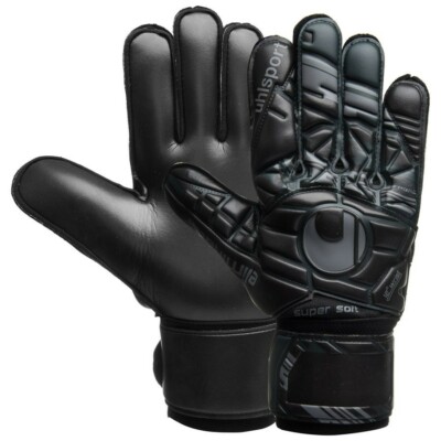Uhlsport Eliminator Supersoft Soccer Goalkeeper GK Gloves Mens