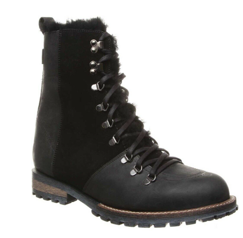 ZAPATOS Y BOTAS DE LUJO DE LEON TIERRA, CUERO DE ÉBANO/GAMUZA Lema Estilo para Hombre