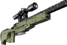 BUILDING BLOCKS Sniper Rifle Gun  Blaster Kit 14+ yrs & Adults, 1491 pcs