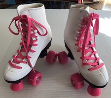 Skate Gear Girls Roller Skate Size US 4 Pink/White/Black