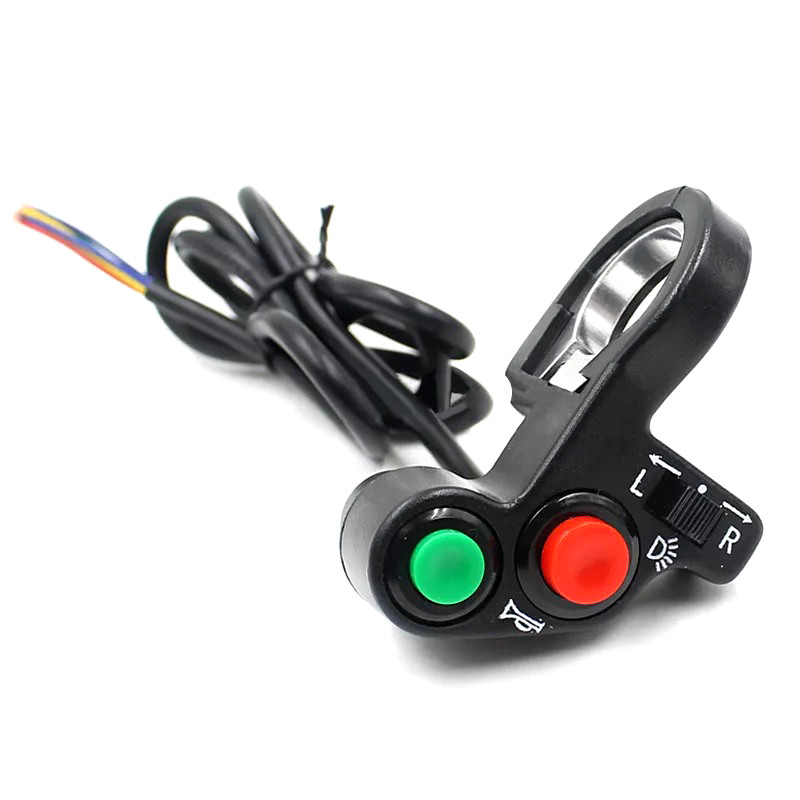 Eclairage et clignotant guidon moto quad commodo de remplacement pour rénovation